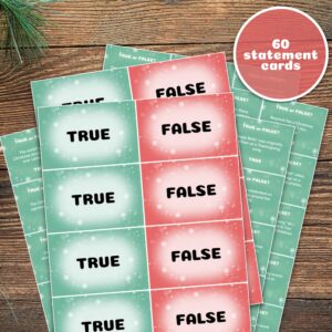 True or False Printable Christmas Game for whole family